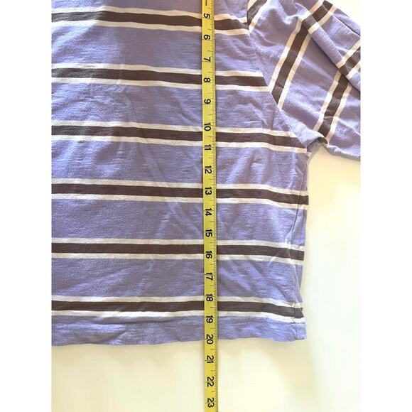 Wild Fable Striped Long Sleeved Crop Shirt - Picture 6 of 8